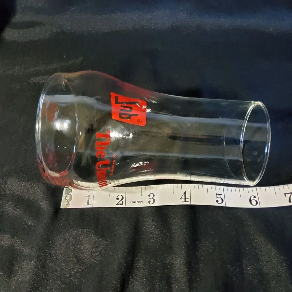 Vintage 7Up Upside Down Glass The Uncola Red Logo Flare Tumbler 1970s 6